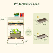 2 Tier Grow Light Garden