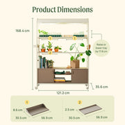 4 Tier Grow Light Garden Pro